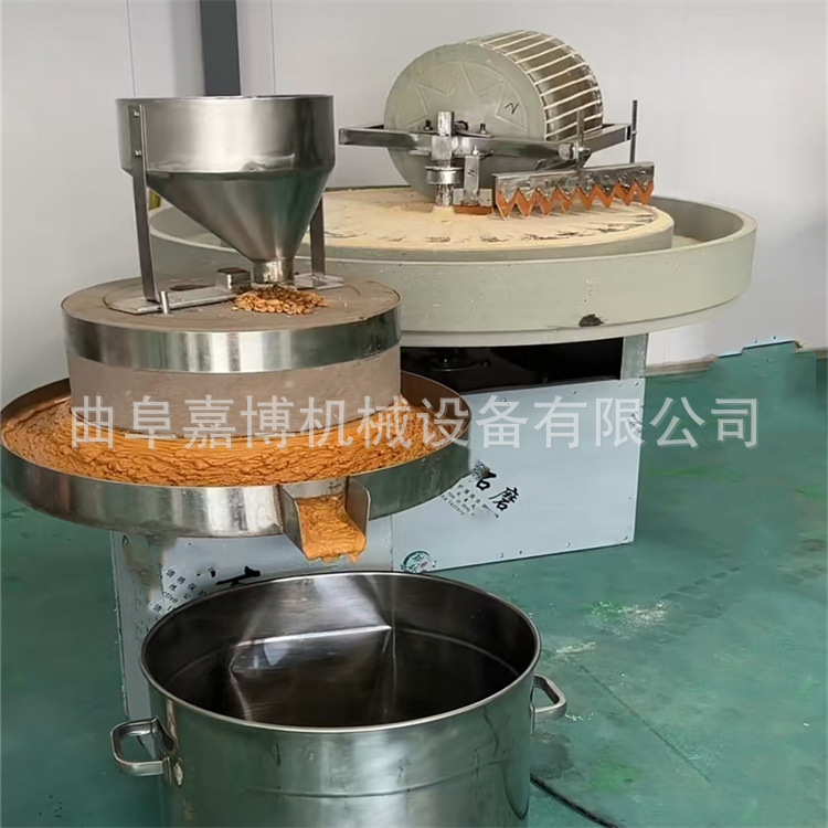 直径1米豆腐豆浆石磨 电动艾绒石磨机 嘉博艾叶磨制石碾子产量高