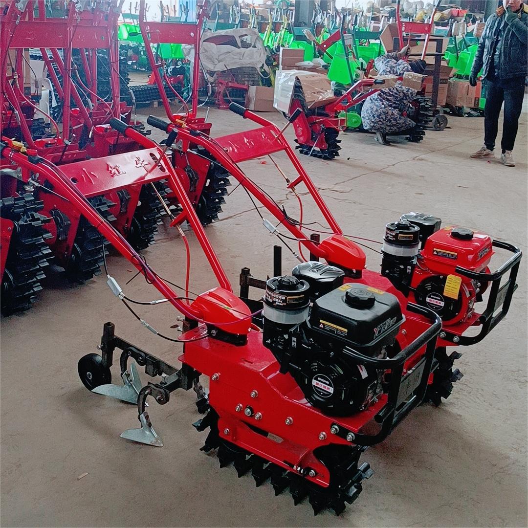 链轨微耕机 173风冷柴油链辊式独轮犁地机  菜园开沟翻土趟地机