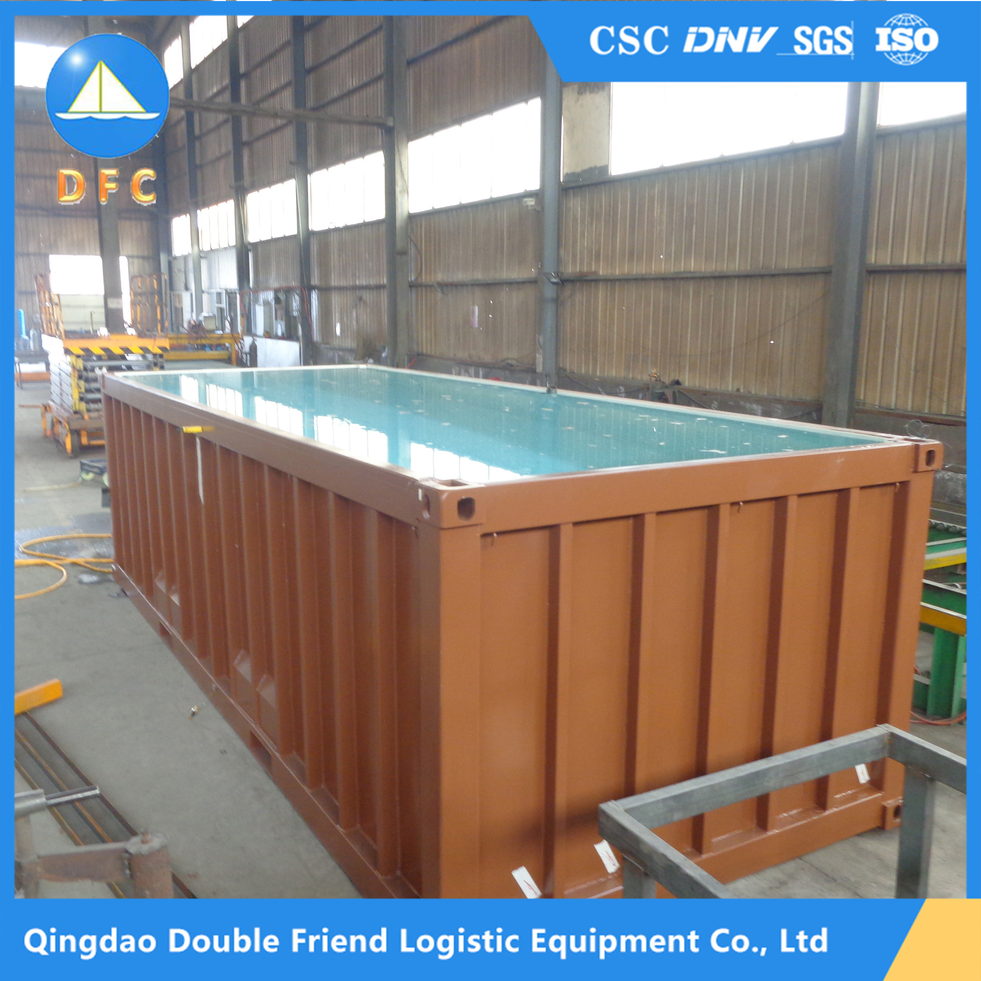 泳池箱 可移动式游泳池集装箱 户外游泳池 商用水箱养殖蓄水池