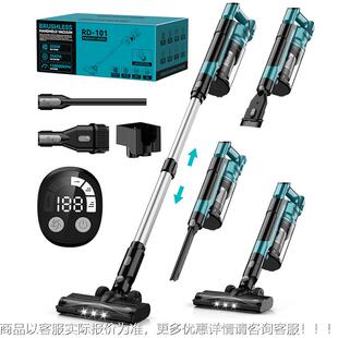 牧得伟锂款田电锂电吸尘吸尘器家无用手持杆式线无刷电机吸尘器大