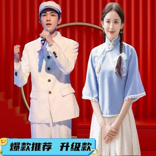 青年装民国风女装古装五四学生装时期演讲复古朗诵班服合唱演出服