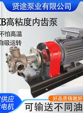 YCB圆弧齿轮泵现货供应304不锈钢齿轮泵压力泵电动增压燃油泵