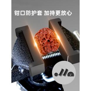 台钳小型工业级小台虎钳多功能迷你桌虎钳工作台快速夹具台钻工具