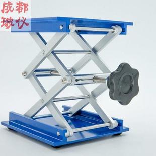 成都玻仪 200mm手动升降SJT型起降台 实验加厚不锈钢升降台 150mm