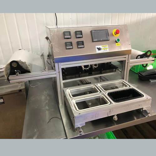 熟食封口锁鲜包装机外卖盒饭打包机封盒机真空封口机