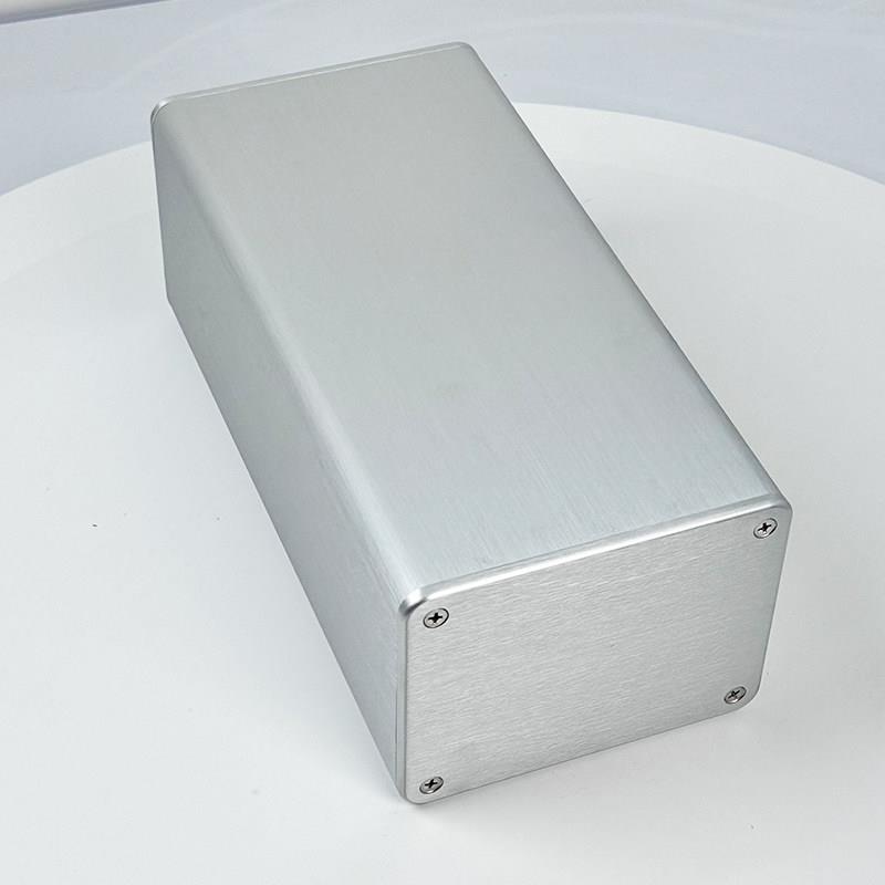 260白色全铝合金 铝挤型材料 电源滤波器外壳 DIY牛罩 功放音响主