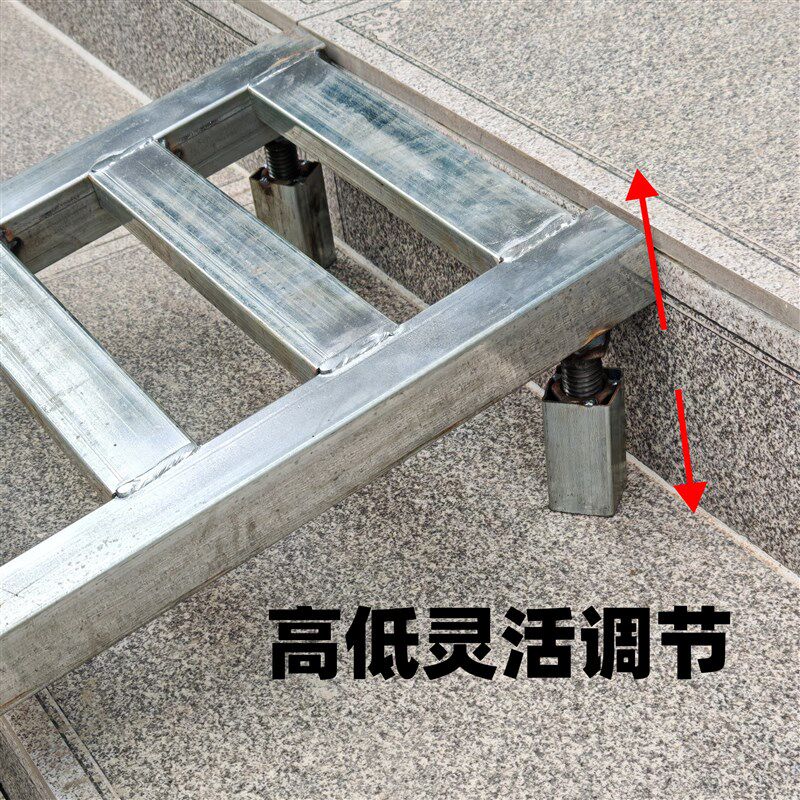 门口台阶斜坡垫家用门槛推车阶梯垫楼梯坡板室外小车爬坡垫三角垫