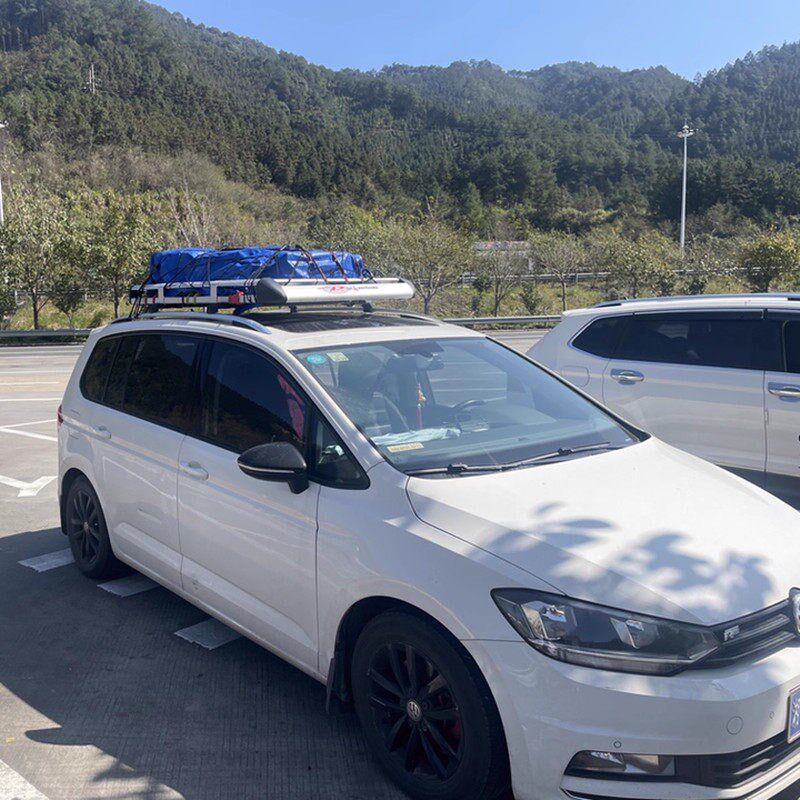 车顶行李架汽车通用行李框越野车SUV改装车顶通用旅行架货架筐