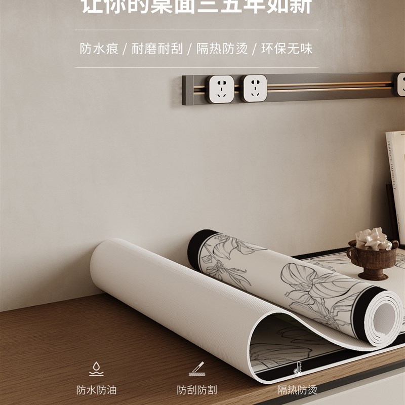餐具柜,桌垫,电视柜,鞋柜,入口无障碍豪华高档皮革桌布,防污台面,