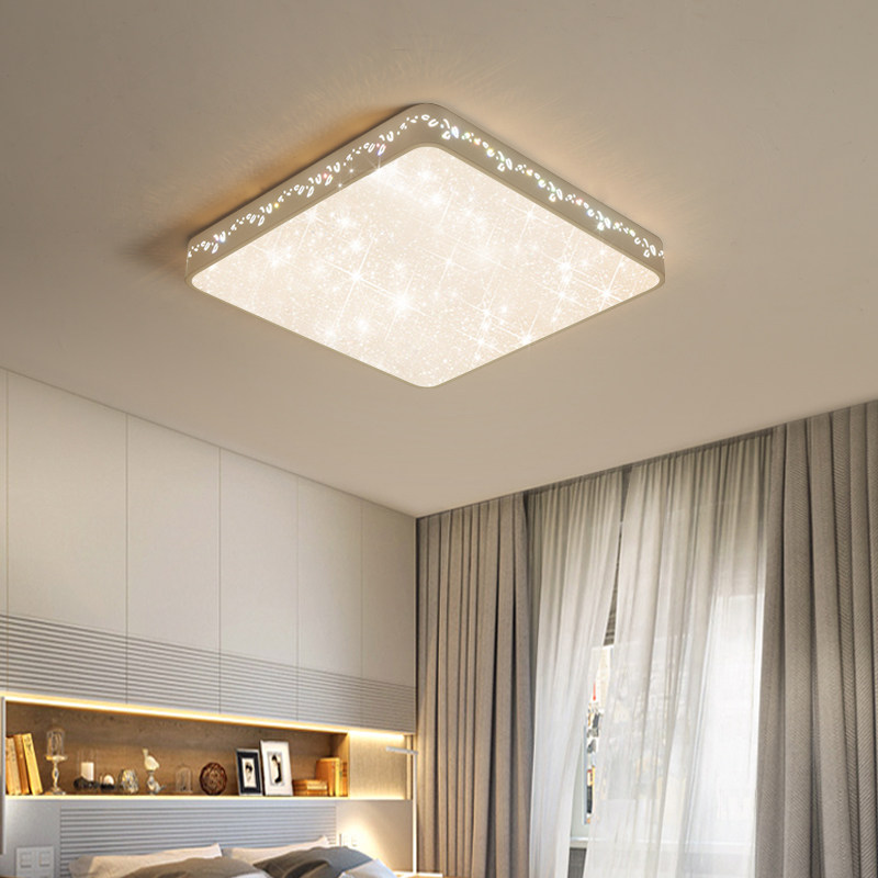 智能星光LED灯具客厅灯吸顶灯 现代简约大气家用卧室灯饰创意套餐图片