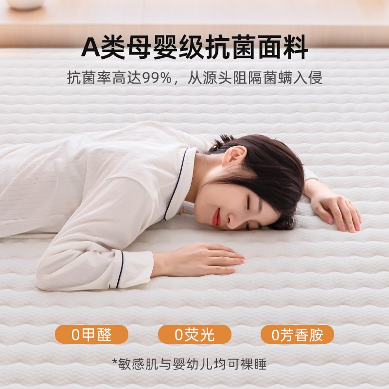 床垫软垫家用卧室乳胶记忆棉租房专用榻榻米海绵a类母婴级10cm厚