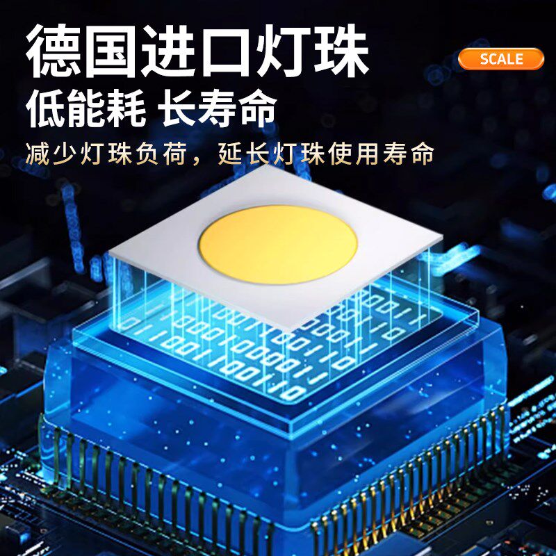 不插电的鱼缸灯小型鱼缸专用照明led防水草灯全光谱观赏氛围射灯