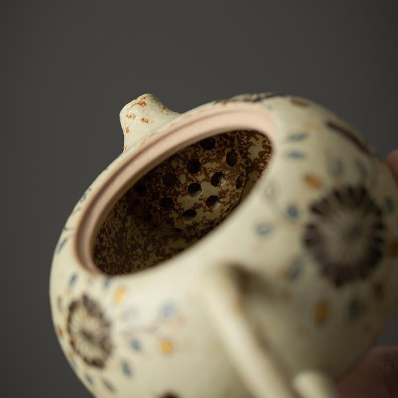 青花火石红功夫茶具套装家用喝茶陶瓷泡茶壶茶杯中式茶盘整套茶具