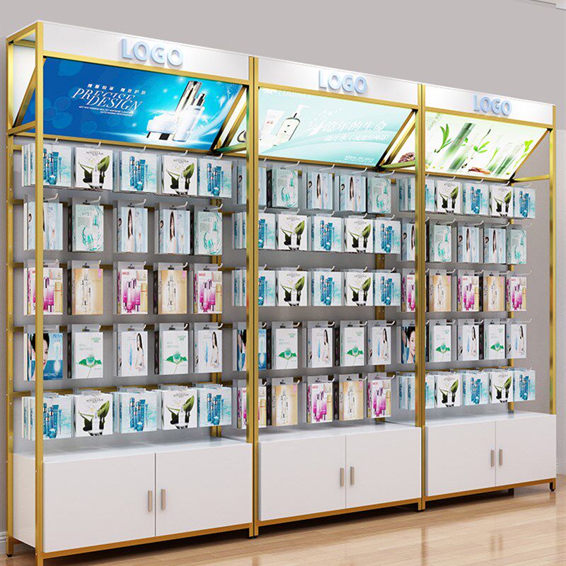 展示柜货架化妆品展示架母婴店货柜置物架超市陈列
