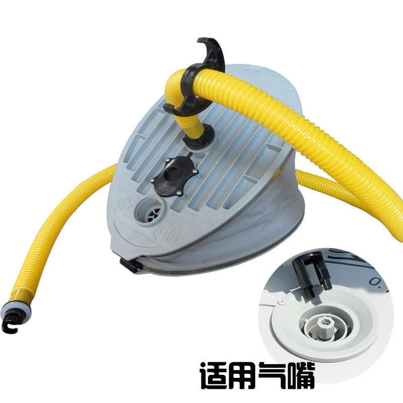 冲锋舟脚踩充气泵钓鱼船橡皮艇皮划艇高压抽气多用途船用包邮