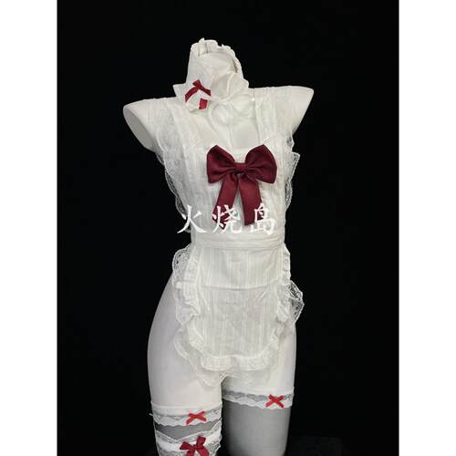 火岛帮你检查纯洁的欲望俏皮的女仆护士围裙服装