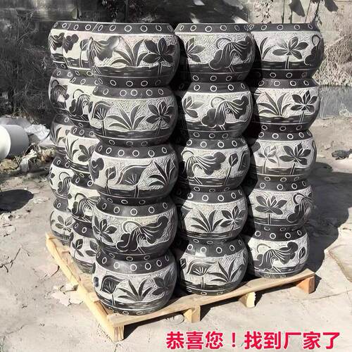青石柱基石座石墩子垫柱脚石雕柱柱墩石石柱础柱顶石庭院墩底皮圆
