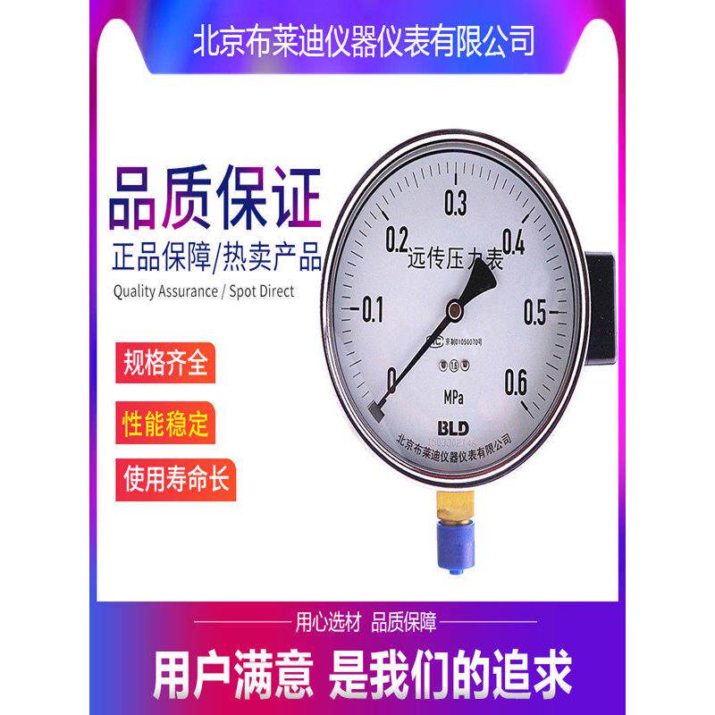北京布莱迪远传压力表 恒压供水 变频器专用 0-1mpa 远程ytz-150