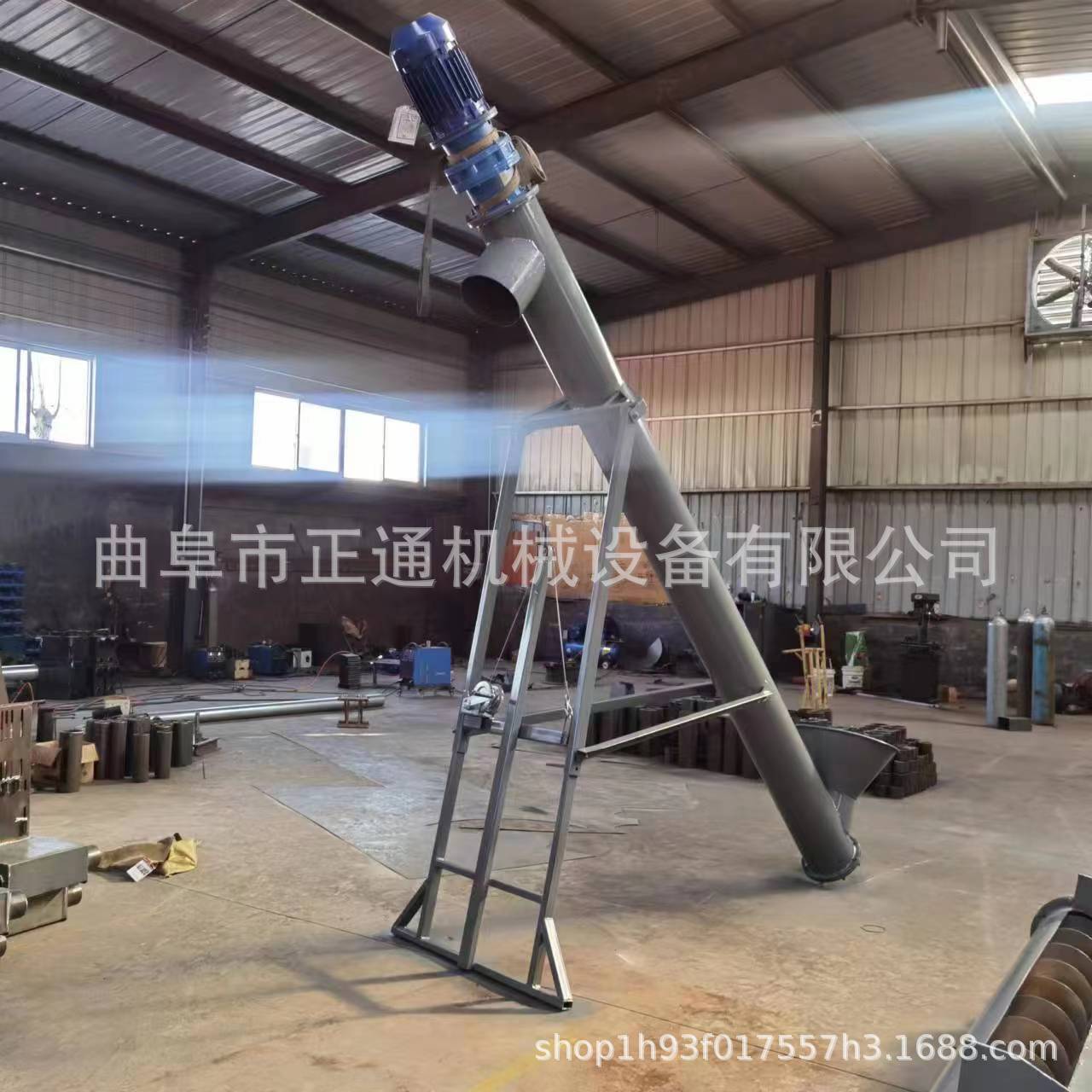 定做螺旋提升机 多种型号粗细管径可选化工原料粉剂 不锈钢上料机