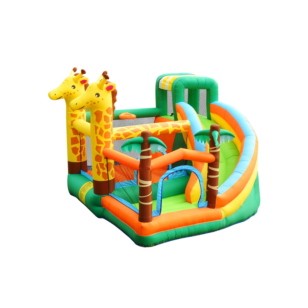 跳迪亲子淘气堡乐园儿童蹦蹦床充气城堡弹跳屋梅花鹿组合滑梯玩具