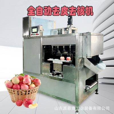 山西苹果削皮去核设备 全自动苹果削皮去核机 梨子柿子去皮分瓣机