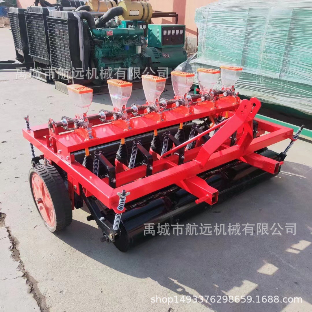 四轮拖拉机的小粒种子种植机 油菜香菜菠菜芹菜大葱上海青播种机