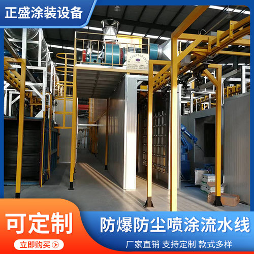 铝材铝板喷涂线 铝单板氟碳喷涂室生产线 铝型材静电喷粉设备