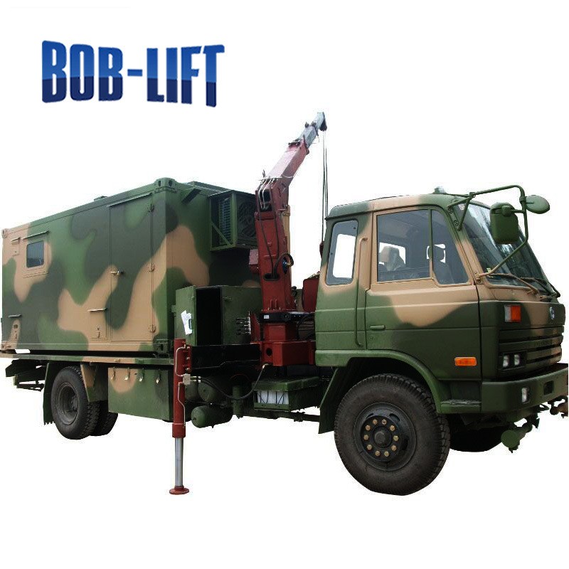 巴布吊运机械2吨直臂伸缩起重机随车吊小型车载伸缩吊厂家直供