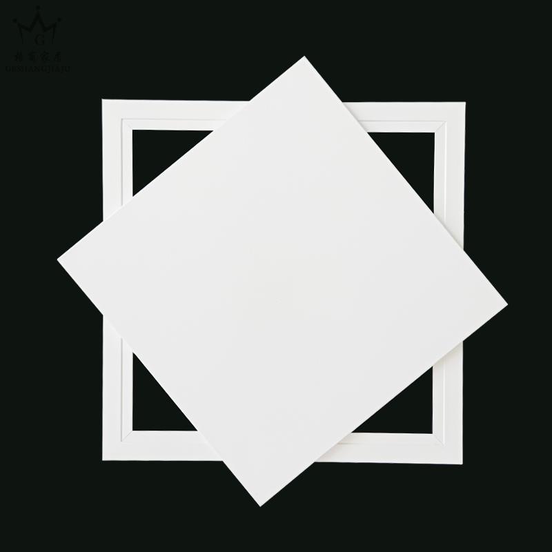 5铝0x50商场500x500管道口墙面合金4管井观察孔吊顶4检修口按压式