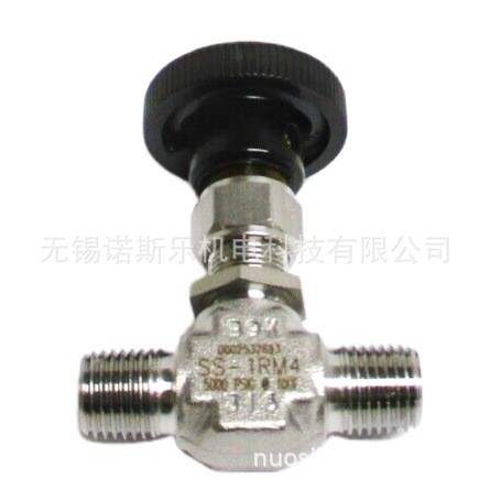 世伟洛克不锈钢仪表阀针型阀SS-1RM4精密密封耐腐