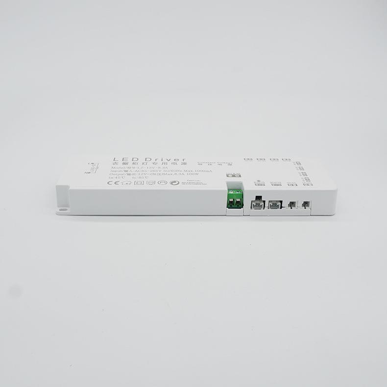 100W足功率驱动电源12V变压器衣柜灯电源8.3A多端口恒压开关电源
