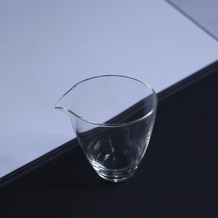 简约时尚 夏禾茶具新品 公道杯高硼硅耐热玻璃单茶海创意家用分茶器