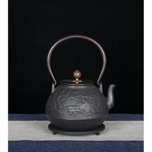 茶壶煮普洱家用茶具套装 王禅居铸铁纯手工烧水壶热卖 鬼谷子下山1L