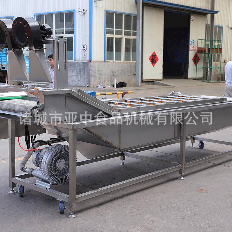 蔬菜清洗机全自动连续式清洗设备高压果蔬清洗机去杂气泡清洗机