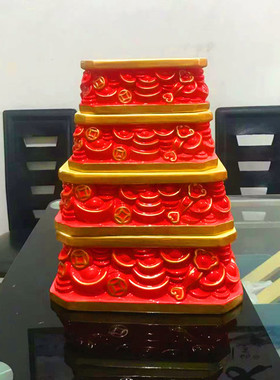 F像底座陶瓷莲花座元宝底座供台摆I件垫高像体托架如意方座