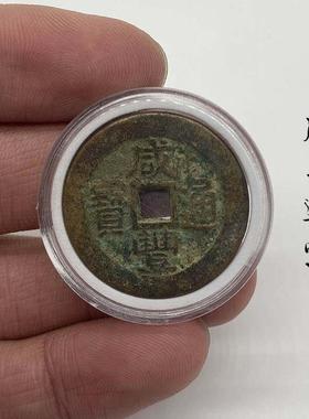 过门石下压的五帝钱真品镇宅招财转运十帝门对门红绳挂件散品单枚