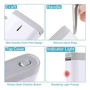 Niimbot 蓝牙标签打印机小型迷你热敏不干胶标签价 D11手持便携式