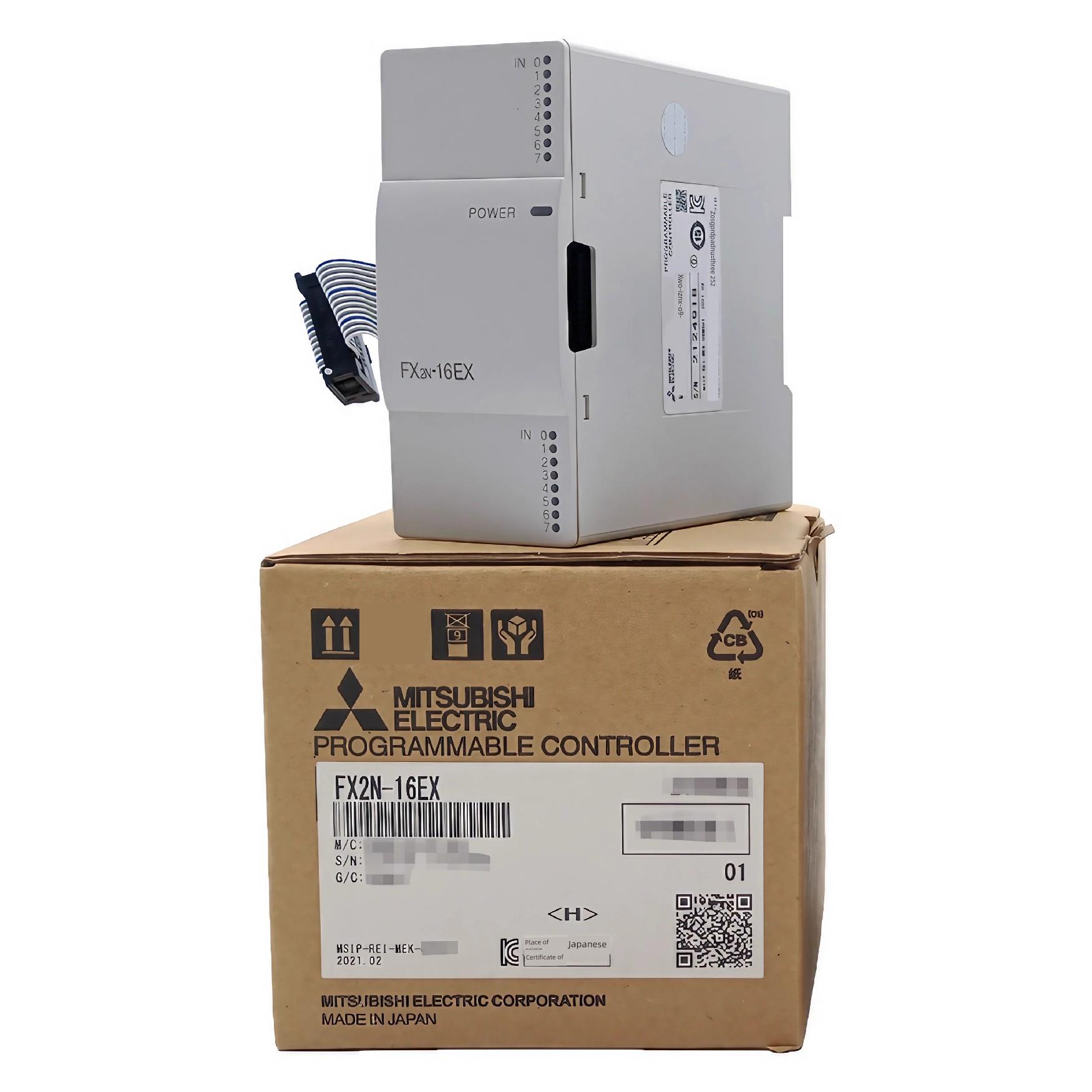 三菱原装PLC扩展模块FX2N-8EX/EYT/EYR/ER 16EX/EYT32/48ER ES/UL