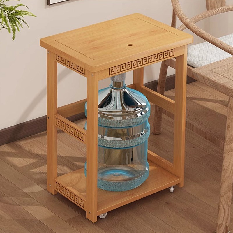 新中式茶台茶室阳台泡茶一体茶桌小户型家用烧水壶V一体茶吧几客