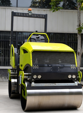 压路机小型3吨工厂 震动式双钢轮全液压2TSmall Roller Compactor