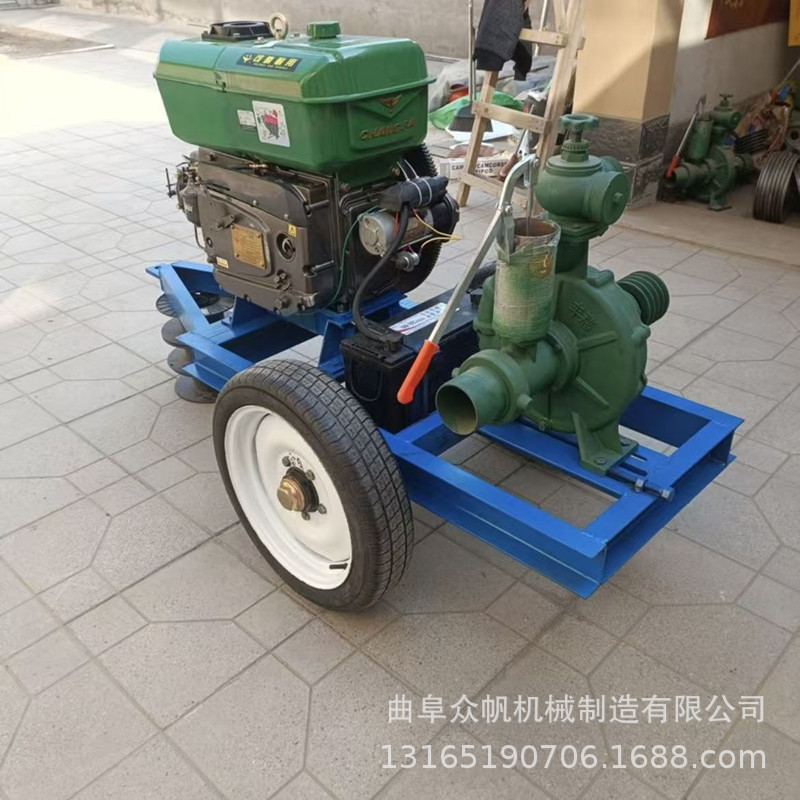 丰燕300型喷灌3寸双叶轮抽水泵滴灌高扬程一体机压井泵流量180