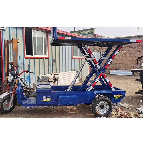 菜市场遥控升降电动车农用果园采摘车搬运车专用轻便升降车工具车