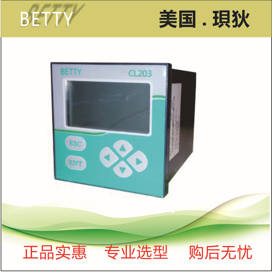 美国BETTY经济型CL203在线工业余氯分析仪/次氯酸检测仪电极