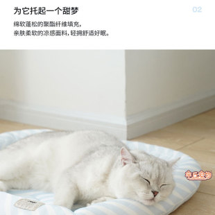 宠物猫凉垫夏天降温猫窝猫咪睡垫猫凉WX席猫床垫狗狗 猫咪冰垫夏季