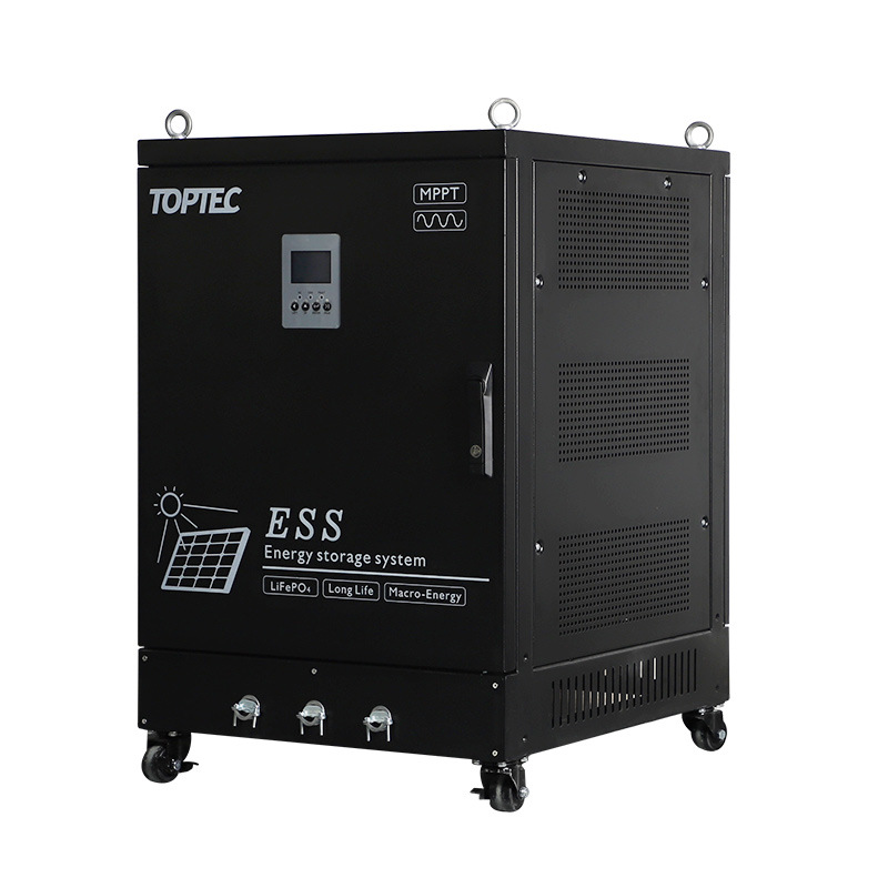 44kw/92.16kWh储能系统带逆变器磷酸铁锂电池组APP远程RS485