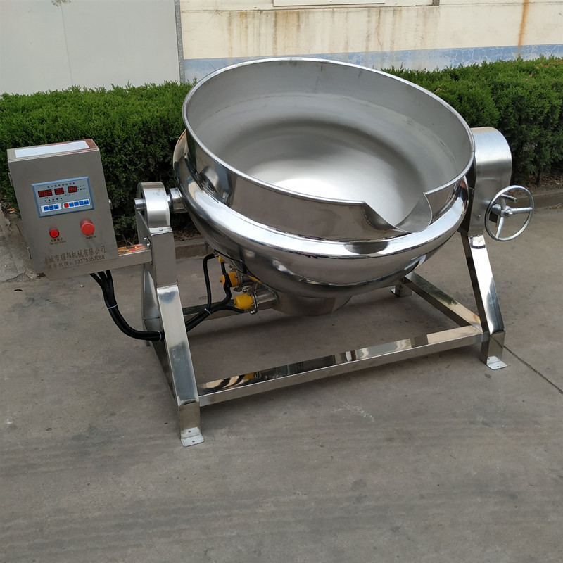 工厂用电加热夹层鸭货煮锅 蒸汽五香酱牛肉卤制锅 大型豆干煮锅