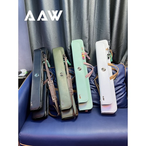 台球杆包高颜值超纤皮大头杆包六孔九球杆包冲打跳杆袋抗压套