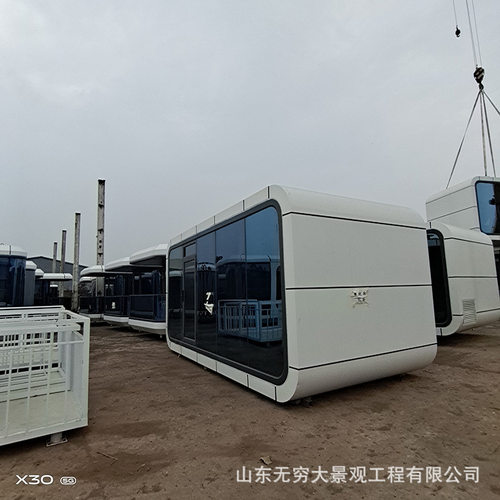 网红集装箱房屋 模块化盒子结构景区特色商店 商业街商铺集装箱