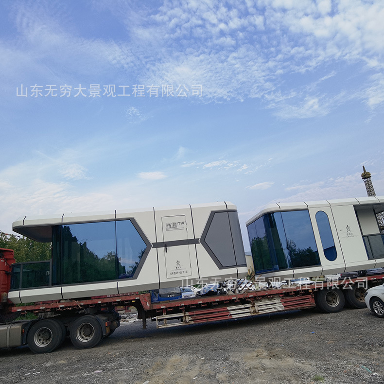 户外创意太空舱民宿 新农村景区旅游景点建筑科技感太空舱厂家