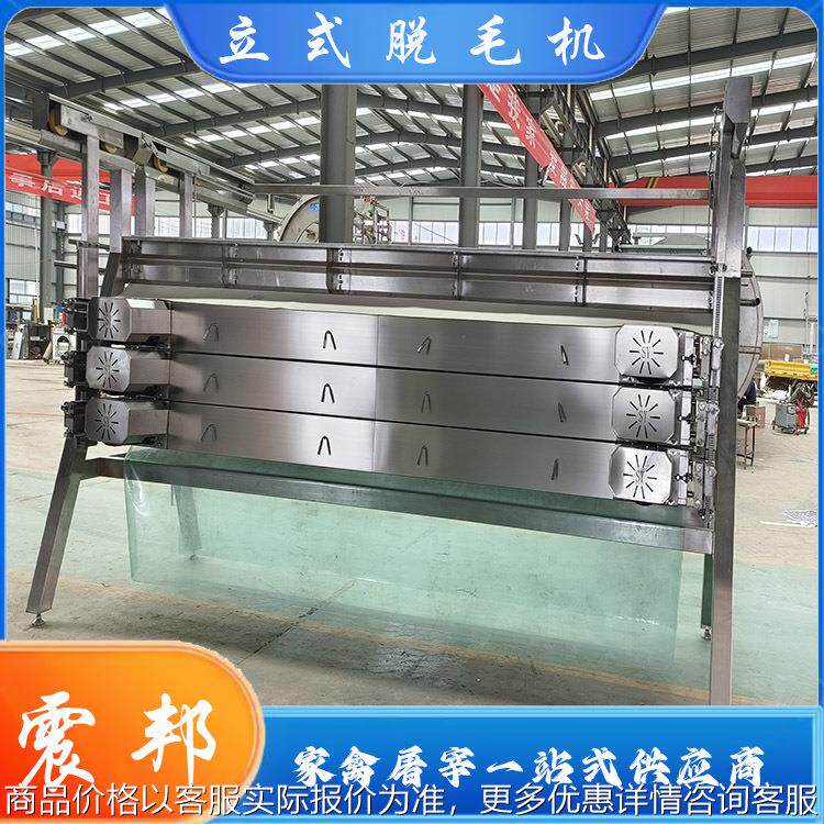 造 新款全自动家禽屠宰流水线设备 不锈钢电动脱毛机加工